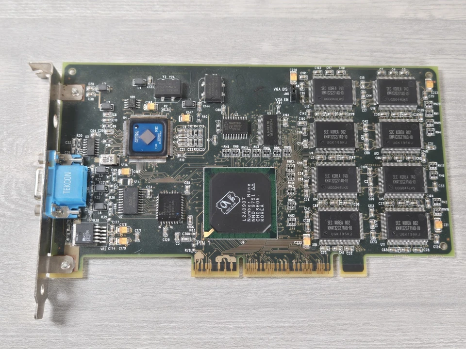 Vintage VGA Card Number Nine Revolution 3D Ticket to Ride 128 Bit 4 MB WRAM - Image 1 of 4