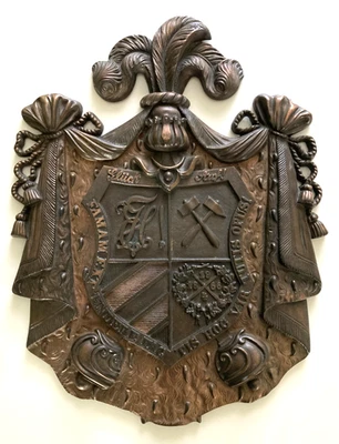 Studentika großes Wappen Corps Hercynia studentische Verbindung Clausthal 4,9 Kg - Bild 1 von 4