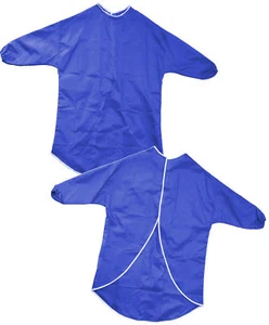 CHILDRENS LONG SLEEVED APRON WATERPROOF ART & CRAFT SMOCK FOR PAINTING COOKING B - Picture 1 of 14