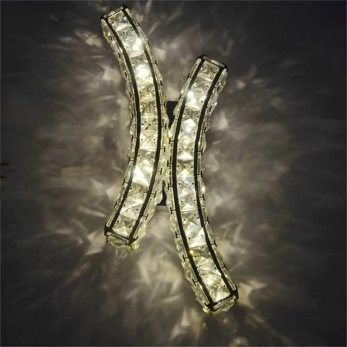Lámpara de Pared LED Moderna Y.C Cristal Luces Soporte Luz Diamante Pasillo Iluminación Foto 1 de 1