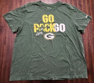 Nike Green Bay Packers Clay Matthews Shirt Mens 2XL Green - Picture 1 of 9