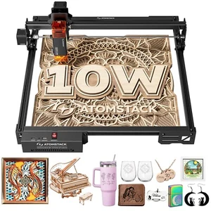 ATOMSTACK 10W Lasergravierer, A10 PRO V2 Laserschneider, 0.06mm hohe Genauigkeit - Bild 1 von 9