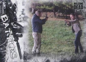 Tarjeta de persecución de The Walking Dead Hunters & Hunted Epic Battles EB-1 Shane vs Rick - Imagen 1 de 1