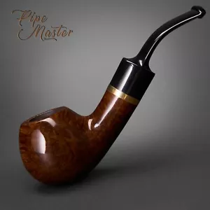 PIPA DE FUMAR TABACO HECHA A MANO DE MADERA Mr. Brog Nº 81 Marrón Maestro Briar + Caja - Imagen 1 de 5