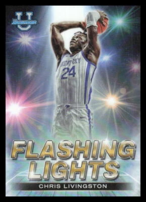 2022-23 Bowman University Best FLASHING LIGHTS #FL-4 Chris Livingston - Image 1 of 2