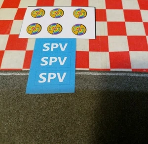 Dinky Captain Scarlet SPV No104 Set of Stickers, - Picture 1 of 4