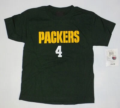 NFL Green Bay Packers #4 Brett Favre YOUTH talla, color verde, camiseta Reebok  Foto 1 de 2