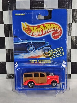 Rare 1994 Hot Wheels Limited Edition 40'S WOODIE 25th Annual Mid Winter Rod Run Foto 1 de 4