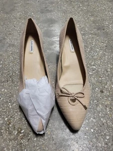 Alex Marie Fayleigh Keyhole Bow Leather Pumps Size 8.5 - Picture 1 of 6