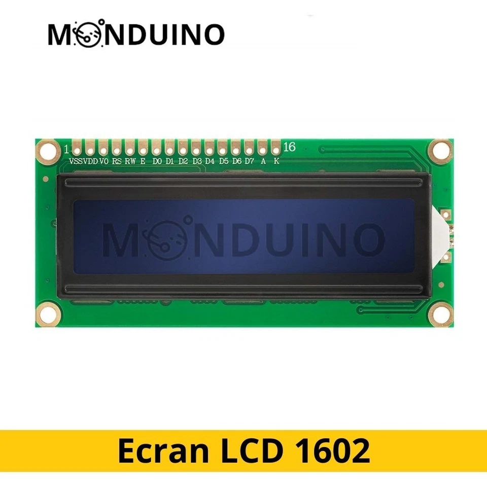 Module LCD i2C IIC 1604 16 x 2 - Ecran rétroéclairé bleu compatible Arduino - Photo 1/2