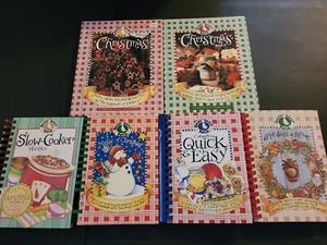 COOKBOOKS GOOSEBERRY PATCH Lot 7 Christmas Slow-Cooker Quick/Easy Holidays - Imagen 1 de 8