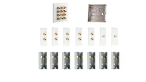 Kit de placa frontal de pared de audio para altavoz 5.2 + cajas traseras - AV - SIN SOLDADURA - Imagen 1 de 12