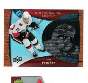 2008-09 McDonald's Upper Deck Profiles #PRO4 Dany Heatley