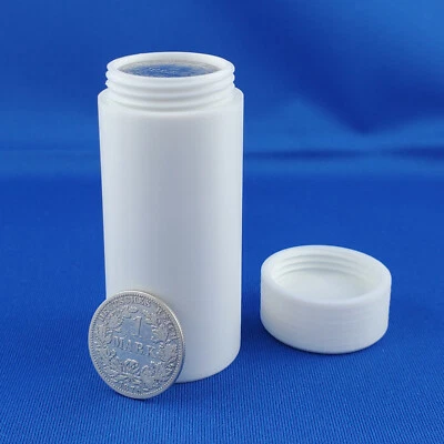 MARKENLOS Münztube für 50 x 1 Mark | Deutsches Kaiserreich | Silber