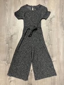 Girl's Something Navy Gray Jumpsuit- Size 5- Pre-owned - Picture 1 of 3