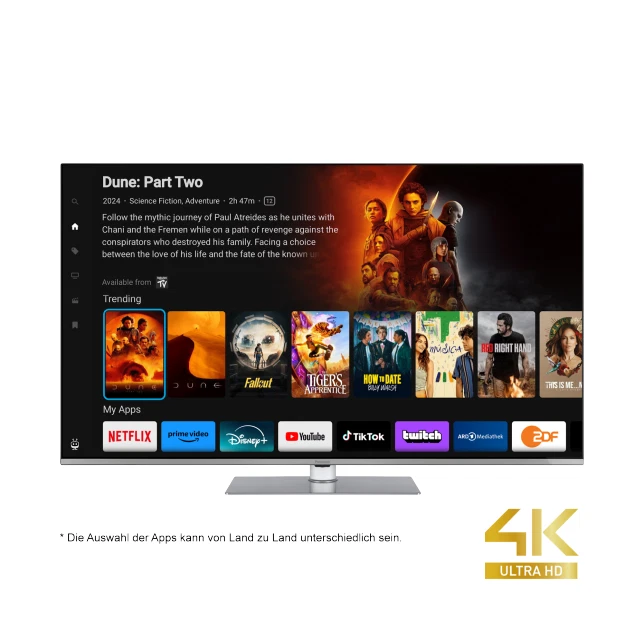 B-Ware! Panasonic W63 Serie LED 4K Ultra HD-TV Powered by TiVo TB-55W63AE8 - Bild 1 von 2