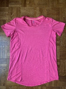 Champion 9 Girls Short Sleeve Shirt Sz XL (14-16) Athletic Pink  - Picture 1 of 10
