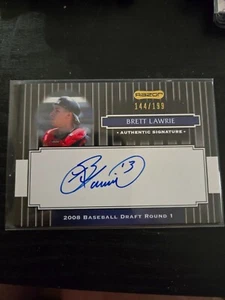 2008 Razor Signatures Brett Lawrie #D /199 Auto Toronto Blue Jays Autograph RC - Picture 1 of 2