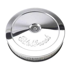Edelbrock Pro-Flo Chrome 10" Round Air Cleaner w/ 2" Paper Element 1208 - Bild 1 von 3