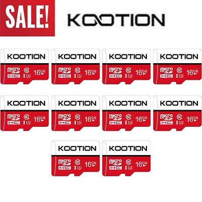 30Pack KOOTION 16 GB Micro SD Cards  Class 10 MicroSDHC Flash Memory Card - Image 1 of 4