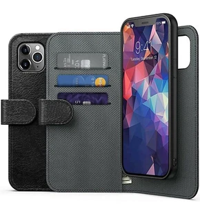 YOUMAKER für iPhone 11 Pro Max Leder Wallet Case, mit Kartenfach Kartenfächer  - Bild 1 von 9