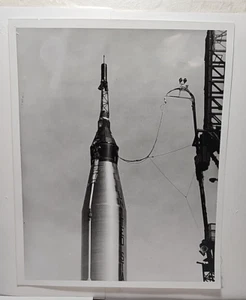 1/22/62 Original Stamped NASA Photo Close -up Friendship Rocket 8 x 10  JJP 129 - Picture 1 of 5
