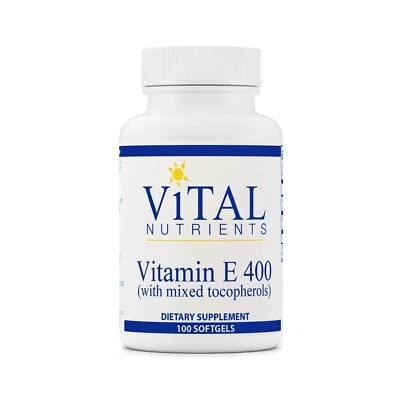 Nutrientes Vitales - Vitamina E 400 (con Tocoferoles Mezclados) - Potente Antioxidante... Foto 1 de 4