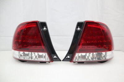 98 99 00 01 02 03 04 05 Led Red/Clear Tail Lights Rear For IS200 IS300 Altezza - Image 1 of 4