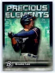 2023 Bowman Platinum #PE-23 Brooks Lee Precious Elements Refractor - Picture 1 of 2