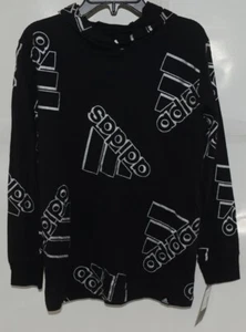 Adidas AA7302 Medium 10/12 Black Double Exposed Hood Tee - Picture 1 of 6