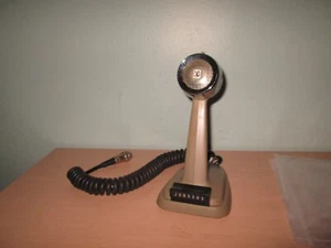 Vintage Johnson Messenger 250-888-2 CB Ham Radio Desk Mic Microphone, 5 Pin - Zdjęcie 1 z 9