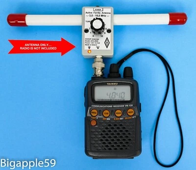 Antenna in ferrite attiva 3,5 - 18,0 MHz per Icom IC-R20 AOR AR8200 Alinco DJ-X11 - Immagine 1 di 4
