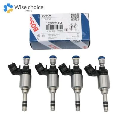 4 OEM 12627093 Fuel Injectors For 13-22 Buick Chevrolet Cadillac GMC 2.5L - Image 1 of 4