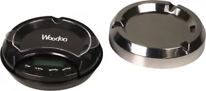WOODOO Taschenwaage Ascher schwarz / Skalierung 10 g / Bis 200 g / Ø 100 mm - Bild 1 von 3