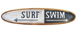 Deko Surfbrett 100cm Strand Deko Swim Surf Beach Surfboard Hobbyraum Lounge - Bild 1 von 1
