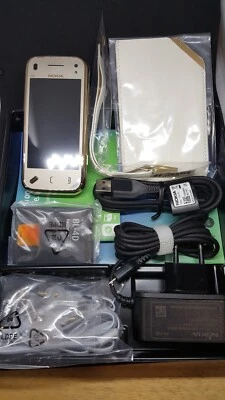 Brand New Authentic Nokia N97 Mini Gold Edition With Original Box + Accessories - Image 1 of 2