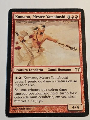 Kumano, Master Yamabushi●Champions of Kamigawa●MTG●2004●RARE●PORTUGUESE●LP●C248 - Image 1 of 2