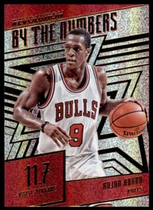 2016-17 PANINI REVOLUTION BY THE NUMBERS RAJON RONDO CHICAGO BULLS #11 - Picture 1 of 2