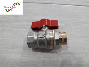 KUGELHÄHNE ASTER EFFEBI M/F ISO 228 1/2" BIS 1" MIT ROTEM DROSSELKLAPPEN - Bild 1 von 1