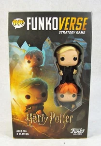 FUNKO POP 101 HARRY POTTER STRATEGY GAME WITH DRACO MALFOY/RON WEASLEY FUNKOVERS - Picture 1 of 2