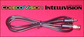 6Ft RCA Video Cable & RF Coax TV Adapter for the Colecovision & Intellivision