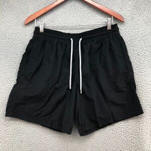 Vilebrequin Fil De Standard Swim Trunks Shorts Mens XL Black Mesh Lined 