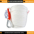 3/4 Inch Rope 150 Ft Twisted Three Strand Nylon Anchor Rope Boat Line W/Thimble
