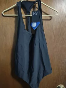 black beach one piece bathing suit - Picture 1 of 11