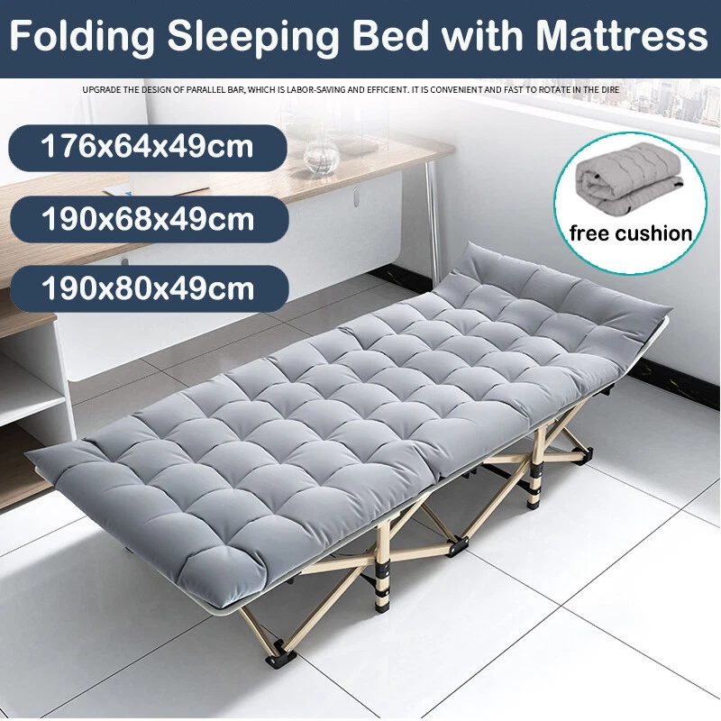 SENSCH Feldbett Campingbett Bett Liege Gästebett Klappbett Faltbett Liege Mit Matratze