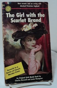 The Girl with the Scarlet Brand by C Boswell & L Thompson - Gold Medal 384-1954 - Picture 1 of 2