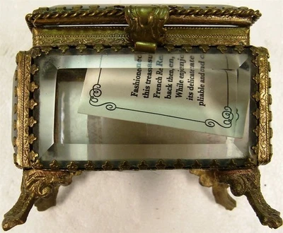 Two's Company Brass Royal Box 3" X 3.5" X 2.5" Kool Box - Image 1 of 4