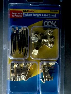 24 Stück Kindersicher Bilderaufhänger Sortiment Paket Aufhängen bis zu 10 Bilder - Bild 1 von 4
