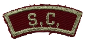 Carolina del Sur S.C. RWS Rojo y Blanco State Strip CSP WHT Bdr (ZC428) - Imagen 1 de 2