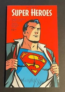 20 tarjetas postales estampadas de DC Comics Super Heroes 2006 - Imagen 1 de 2